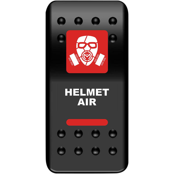 Moose Utility Rocker Switch - Helmet Air - Red HMT-PWR-R
