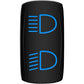 Moose Utility Rocker Switch - Hi/Lo Beam - Blue HLB-PWR