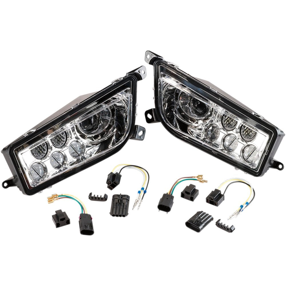 Moose Utility LED Headlight - RZR900/1000 - Clear 100-3352-PU