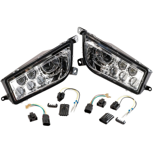 Moose Utility LED Headlight - RZR900/1000 - Clear 100-3352-PU