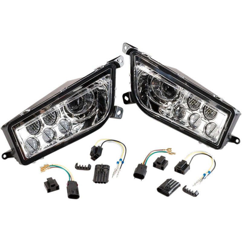 Moose Utility LED Headlight - RZR900/1000 - Clear 100-3352-PU