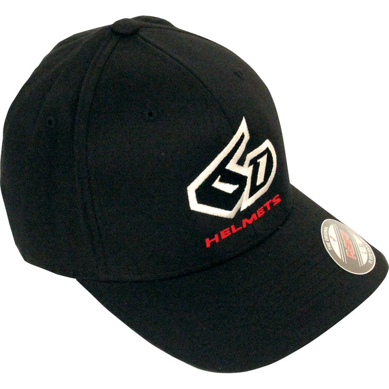 6D Helmets 6D Helmets Logo Flexfit? Hat - Black - Small/Medium 52-3006