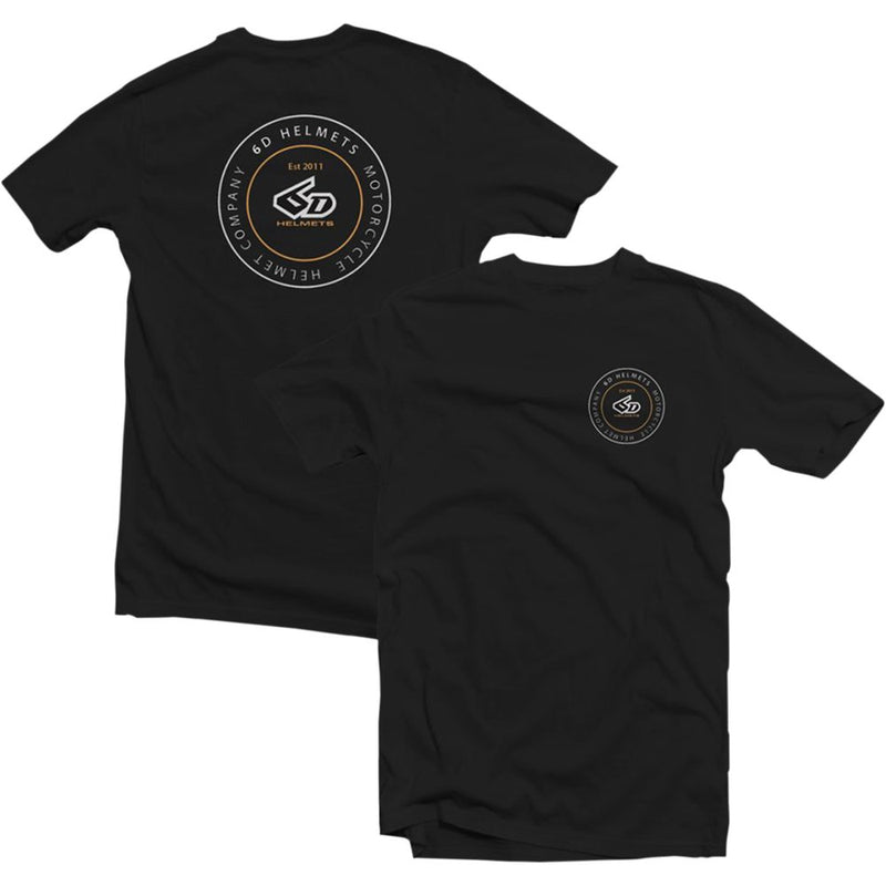 6D Helmets 6D Company T-Shirt - Black - Small 50-4315