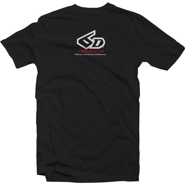 6D Helmets 6D Classic Logo T-Shirt - Black - XL 50-3548