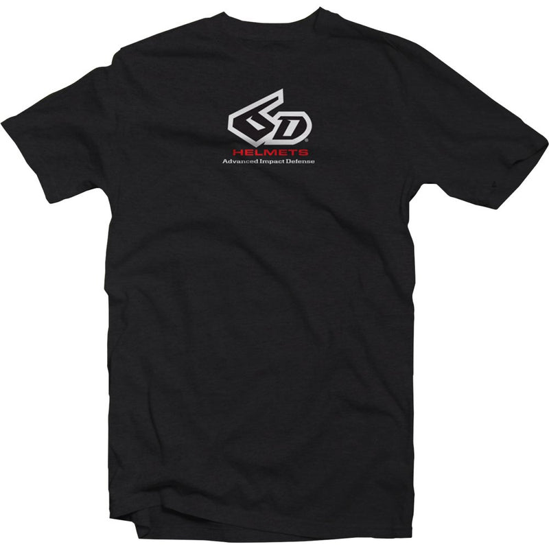 6D Helmets 6D Classic Logo T-Shirt - Black - XL 50-3548