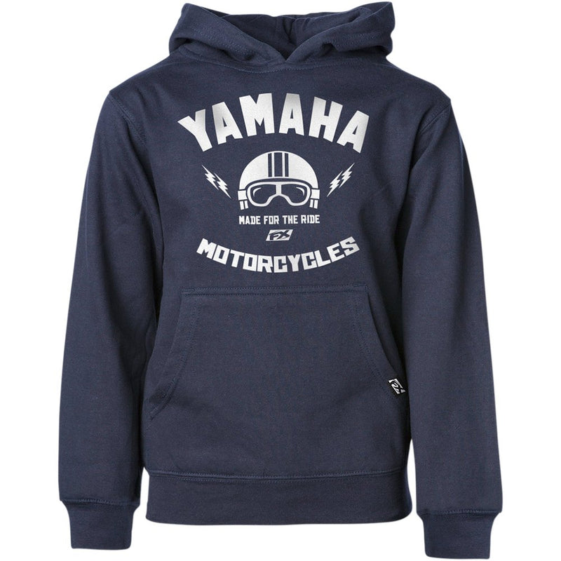 Factory Effex Youth Yamaha Helmet Hoodie - Navy - Medium 23-88222