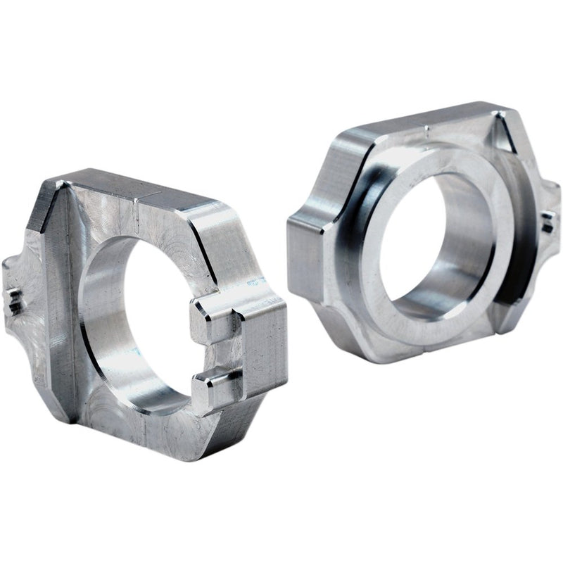 Works Connection Elite Axle Block - Silver - Honda 17-305