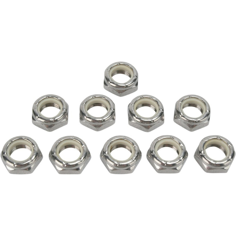 Diamond Engineering Nuts - Thin - Nylock - 1/2-20 NJLF08P-10