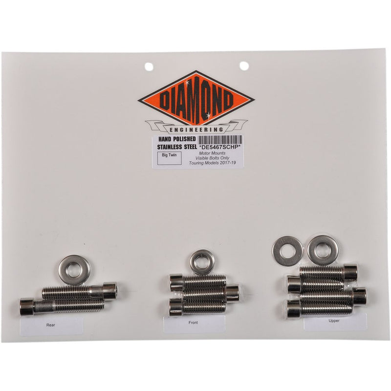 Diamond Engineering Bolt Kit - Motor Mount - Touring DE5467SCHP