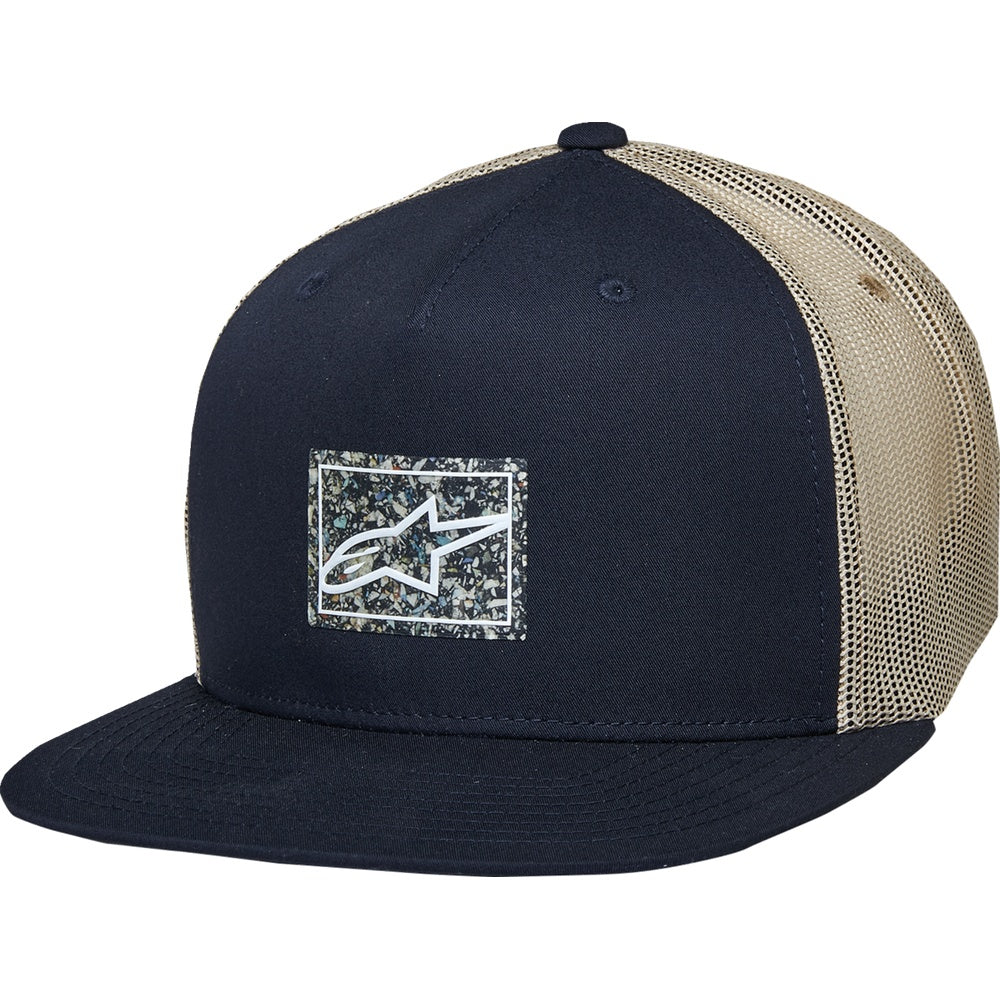 Alpinestars Mackinic Trucker Hat - Navy/Khaki - One Size 1215-81350-706-OS