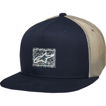 Alpinestars Mackinic Trucker Hat - Navy/Khaki - One Size 1215-81350-706-OS