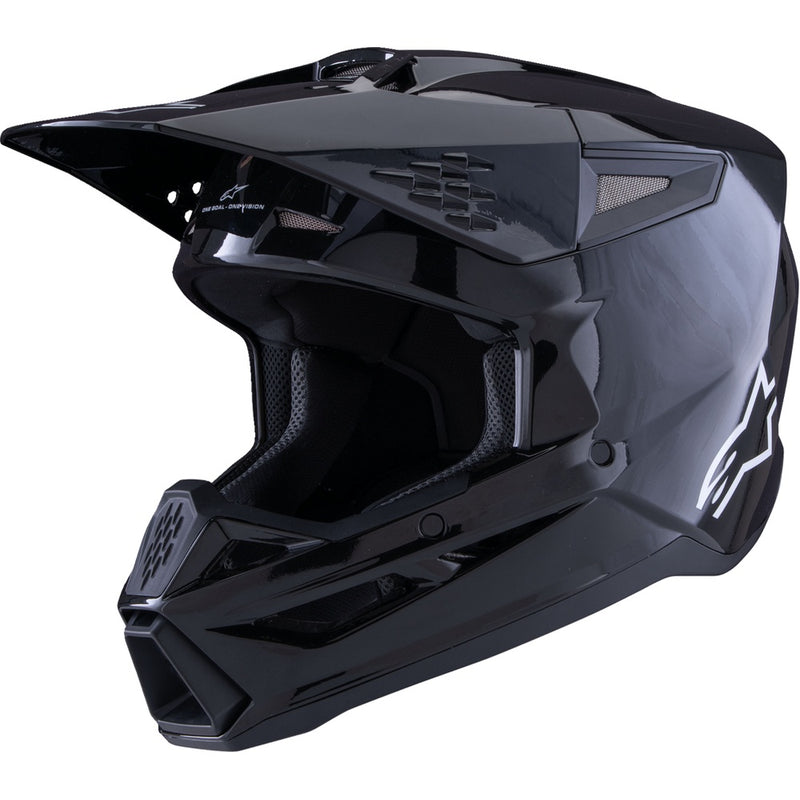 Alpinestars SM3 Helmet - Solid - Gloss Black - Medium 8300326-1180-M