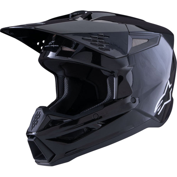 Alpinestars SM3 Helmet - Solid - Gloss Black - XS 8300326-1180-XS