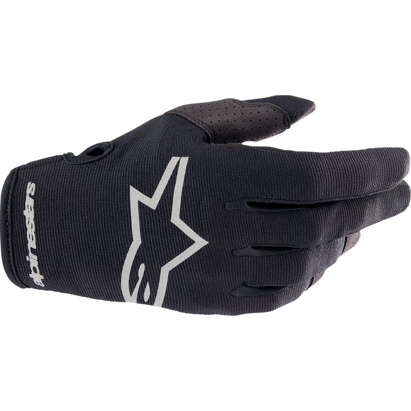 Alpinestars Radar Gloves - Black/Brushed Silver - 2XL 3561823-1419-LX