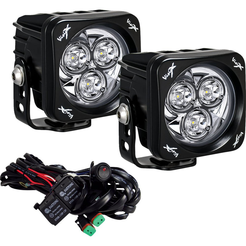 Vision X Light Cannon - CG2 - 3" - Multi LED - Square - Selective Yellow Lens 9945880