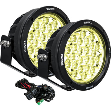 Vision X Light Cannon - CG2 - 7-3/4" - Multi LED - Selective Yellow Lens 9945804
