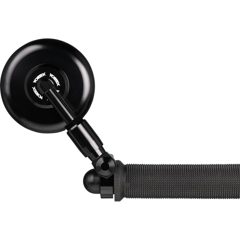 Vortex Mirror - X30 - Side View - Round - with 1" Clamp - Black - Left/Right MR403