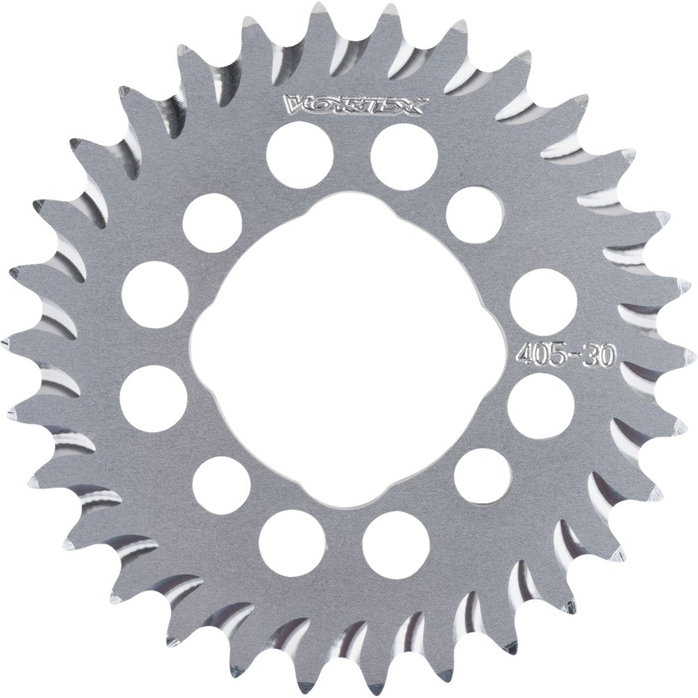 Vortex Rear Sprocket - Aluminum - 30 Tooth - Silver - Z 125 Pro 405-30