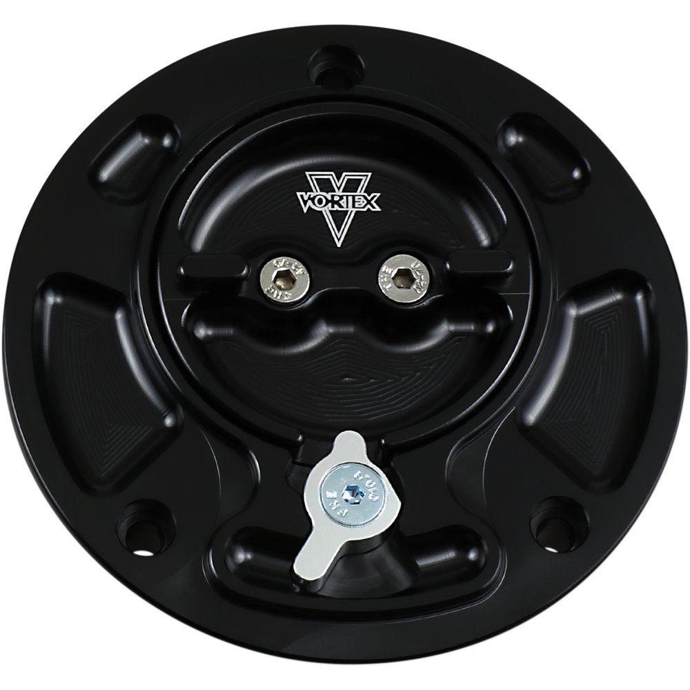 Vortex V3 Fuel Cap - Black - Suzuki GC520K