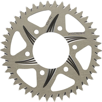 Vortex Aluminum Sprocket - Silver - Rear - 42 Tooth 454-42