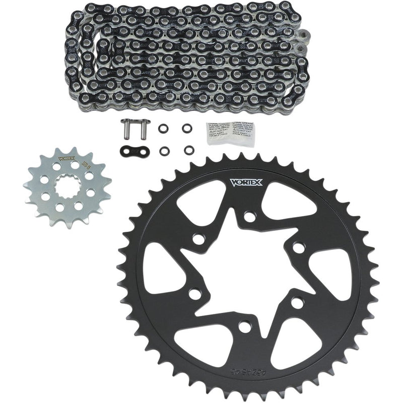 Vortex Chain Kit - Black - Kawasaki - Versys 650 LT CK6400