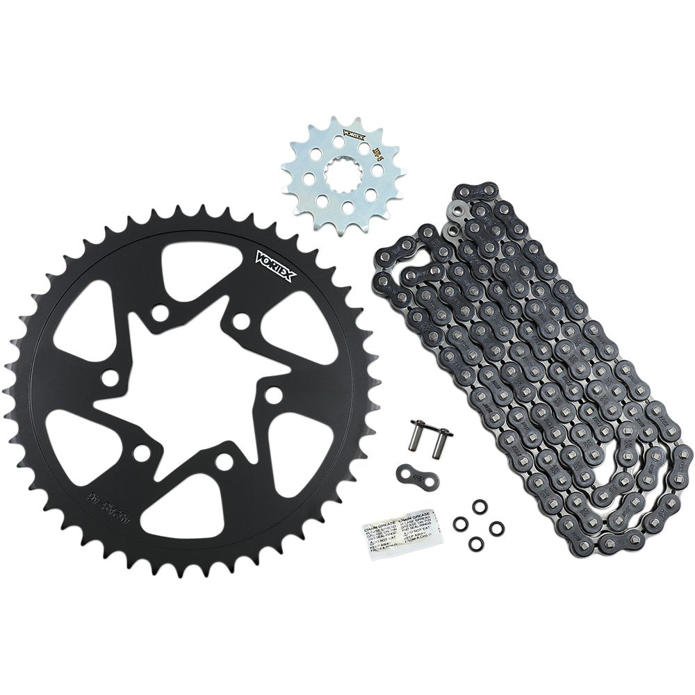 Vortex Chain Kit - Black - Kawasaki - Versys 650 CK6394
