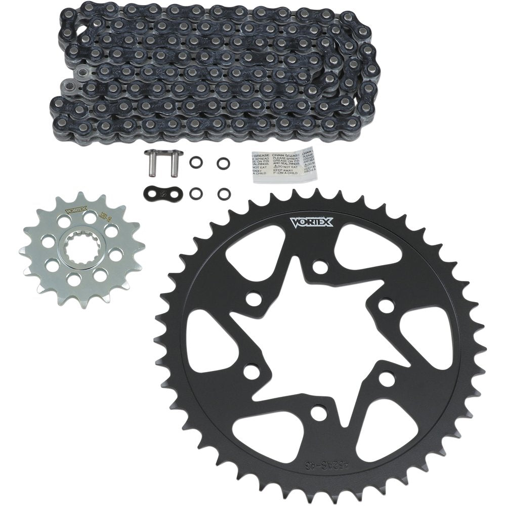Vortex Chain Kit - Black - Kawasaki - ZX-6R CK6387