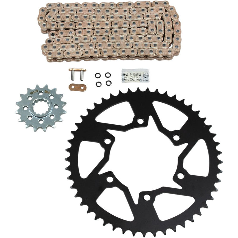 Vortex Steel Chain Kit - Gold - Yamaha - YZF-R1 - '09-'14 CKG6364
