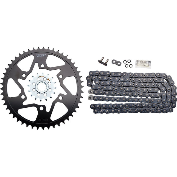 Vortex Steel Chain Kit - Black - Yamaha - YZF-R1 - '09-'14 CK6364