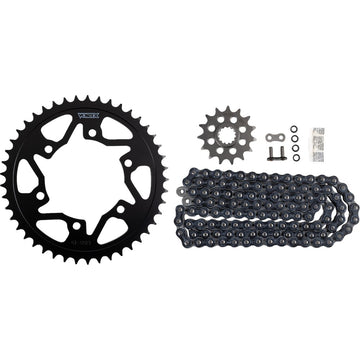 Vortex Steel Chain Kit - GSX-R 600 - Black CK6273
