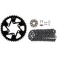 Vortex Steel Chain Kit - Black - ZX-6R/RR CK6353
