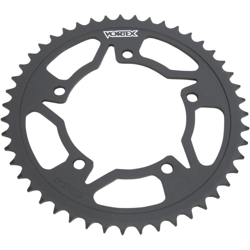 Vortex Steel Rear Sprocket - 47-Tooth - Suzuki 526AS-47