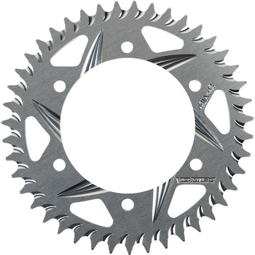 Vortex Aluminum Sprocket - Silver - Rear - 43 Tooth 491A-43