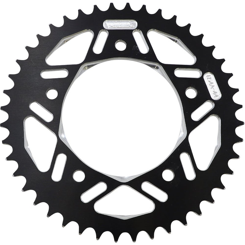 Vortex Aluminum Sprocket - Black - Rear - 44 Tooth 654AZK-44