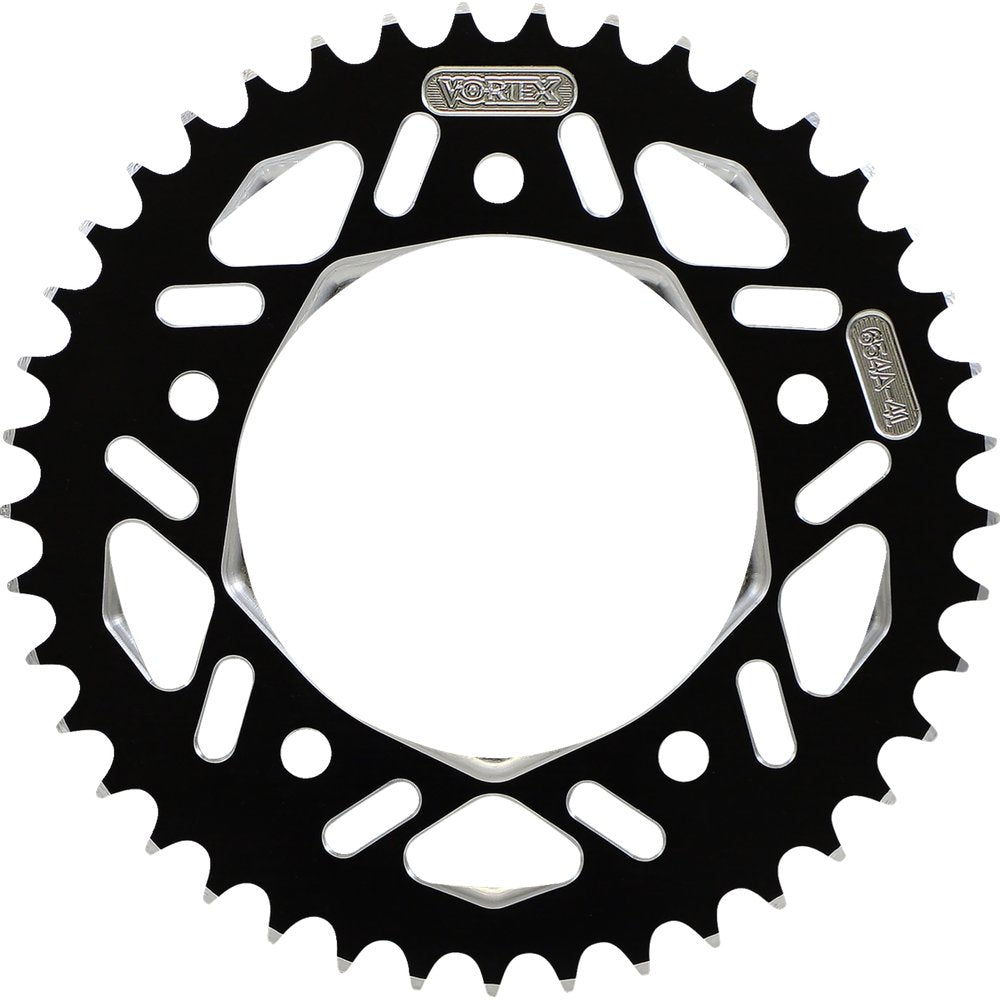 Vortex Aluminum Sprocket - Black - Rear - 41 Tooth 654AZK-41