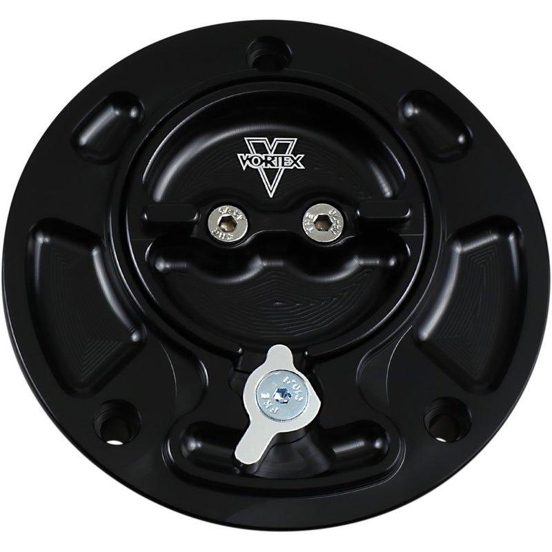 Vortex V3 Fuel Cap - Black - Ducati GC110K