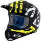 AFX FX-17Y Helmet - Attack - Matte Black/Hi-Vis Yellow - Large 0111-1416
