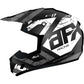 AFX FX-17Y Helmet - Attack - Matte Black/Silver - Medium 0111-1400