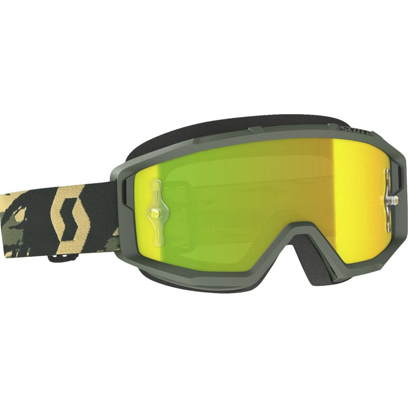 Scott Primal Goggle - Camo Kaki - Yellow Chrome Works Lens 278597-6800289