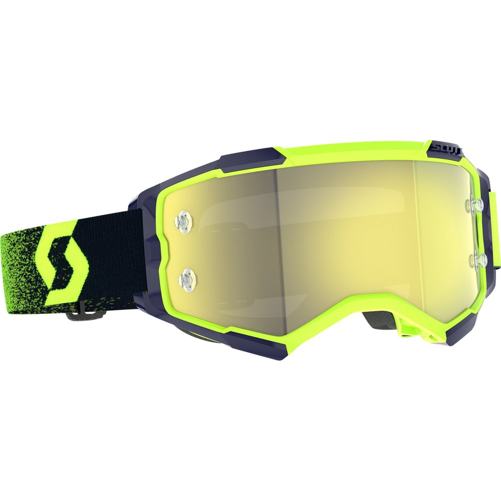 Scott Fury Goggle - Neon Green/Neon Yellow - Yellow Chrome Works Lens 272828-5727289