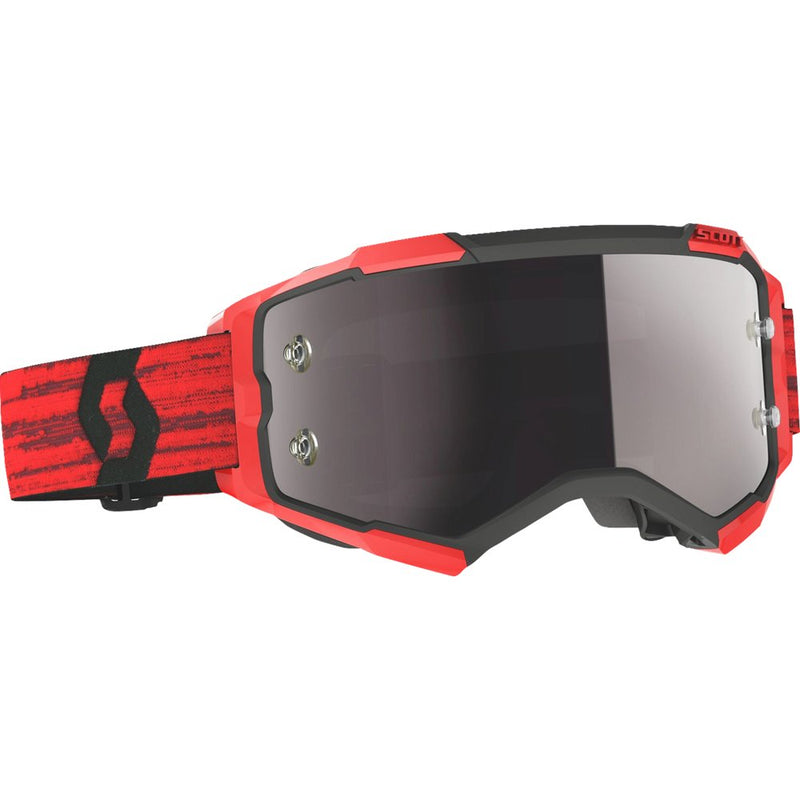 Scott Fury Goggle - Red - Silver Chrome Works Lens 272828-0004269