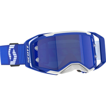 Scott Prospect 2.0 Goggle - Blue/White - Blue Chrome Works Lens 421471-1006349