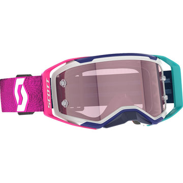 Scott Prospect 2.0 AMP Goggle - Stealth Blue/Radiant Pink - Rose Lens 421469-7906352
