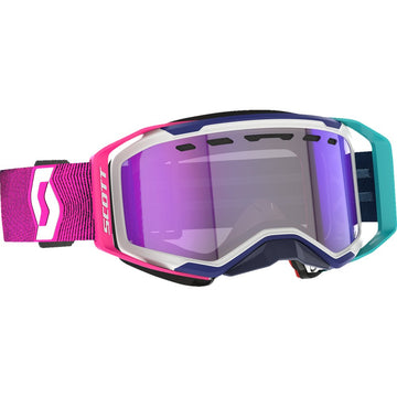 Scott Prospect 2.0 SMB Goggle - Stealth Blue/Radiant Pink - Dual - Light Sensitive - Blue Chrome Lens 421502-7906307
