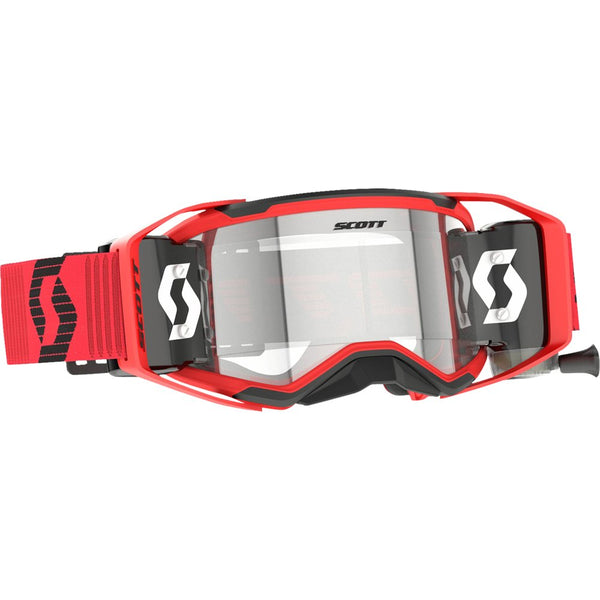 Scott Prospect 2.0 WFS Goggle - Roll-Off - Red/Black - Clear Works Lens 421474-1018113