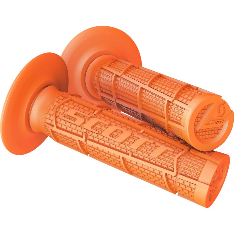 Scott Radial Full Waffle Grips - Orange 233925-0036