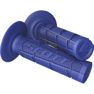 Scott Radial Full Waffle Grips - Blue 233925-0003