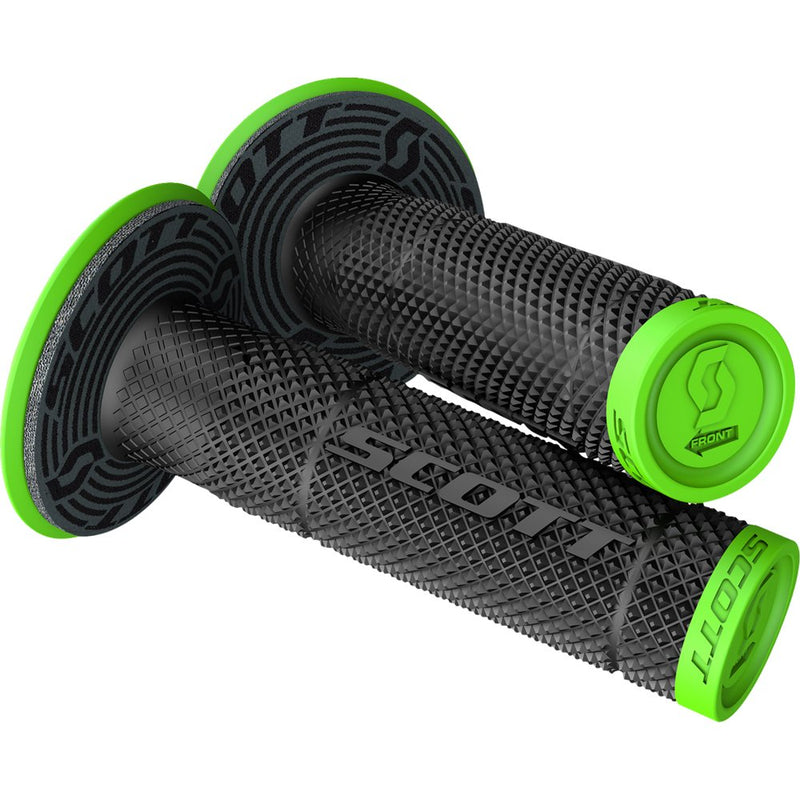 Scott SX II + Donut Grips - Green/Black 219624-4376