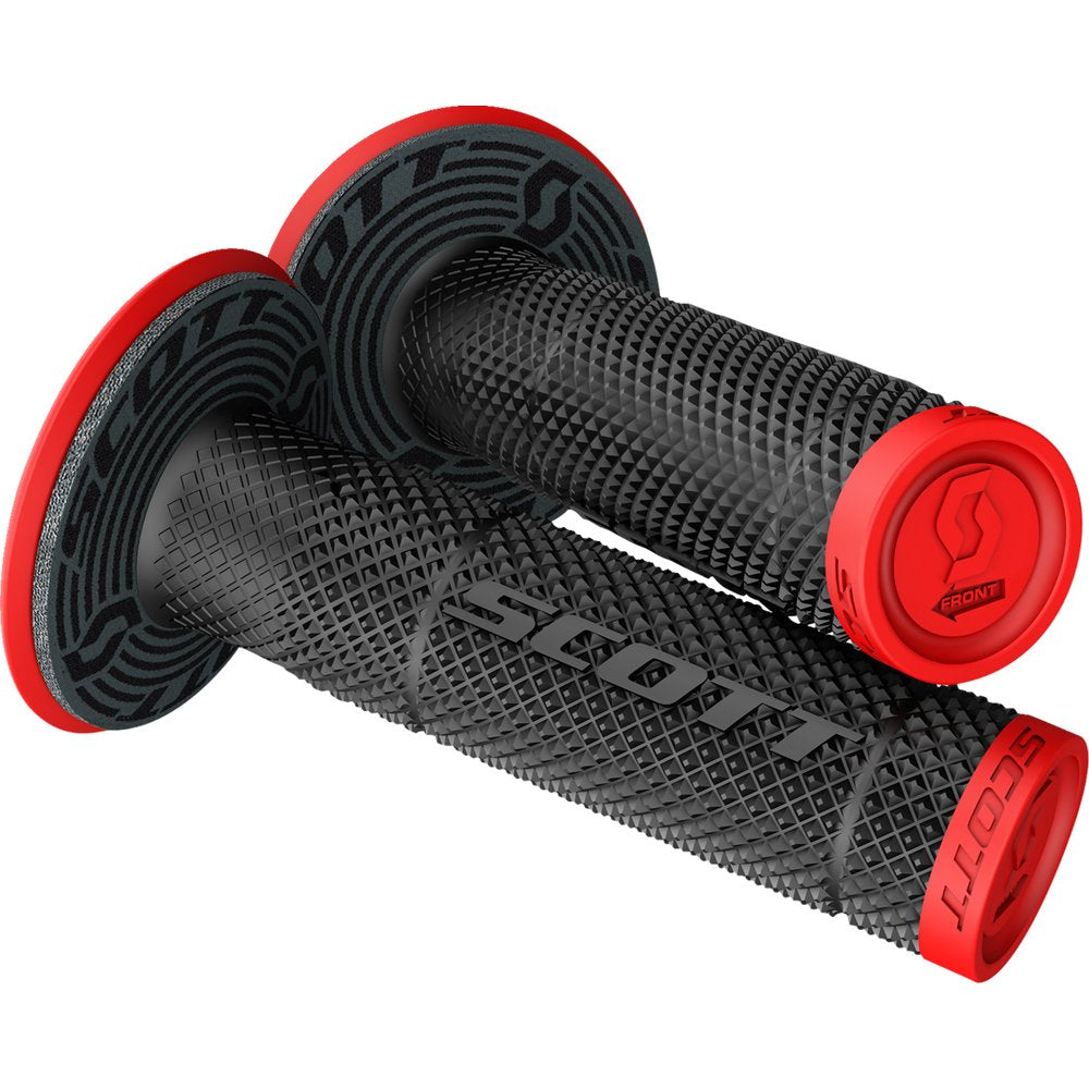 Scott SX II + Donut Grips - Red/Black 219624-4959