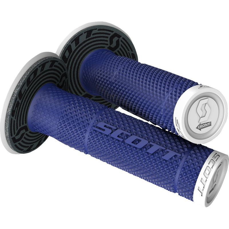 Scott SX II + Donut Grips - Blue/White 219624-1029